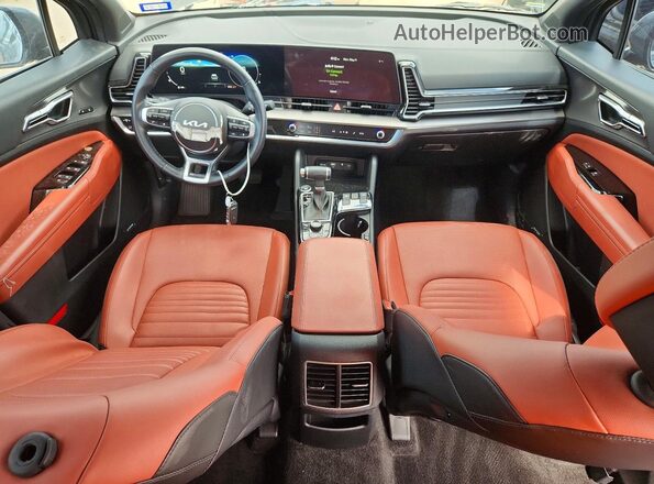 5XYK43DF7RG206761 2024 KIA SPORTAGE Gray Вид панелі приладів