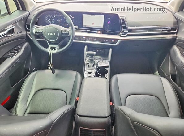 5XYK43DFXSG238142 2025 KIA SPORTAGE White Вид панелі приладів