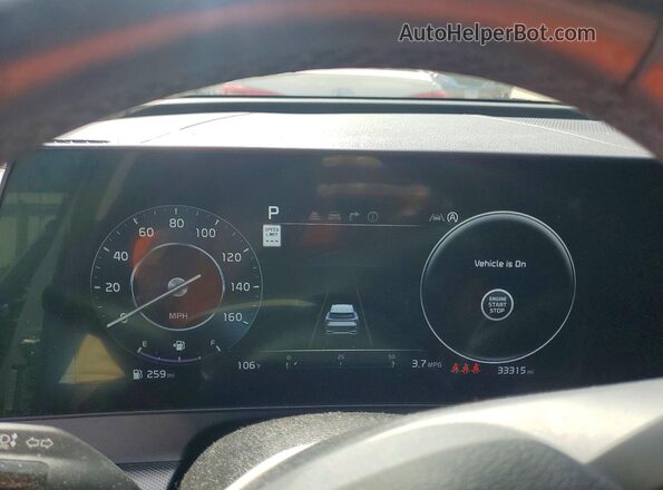 5XYK53AF1PG021667 2023 KIA SPORTAGE Gray Vista del cuadro de instrumentos