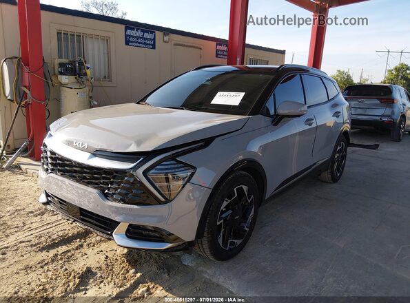 5XYK53AF1PG130985 2023 KIA SPORTAGE Gray Առջևի ձախ երեք քառորդ տեսարան