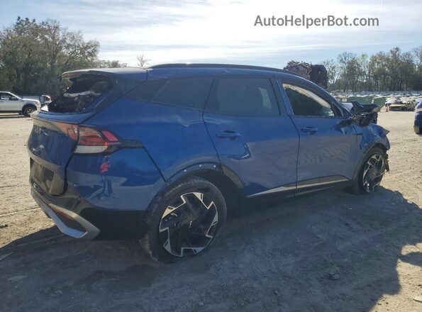 5XYK53AF2PG122071 2023 KIA SPORTAGE Blue Trasero derecho