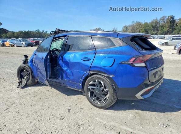5XYK53AF2PG122071 2023 KIA SPORTAGE Blue Trasero izquierdo