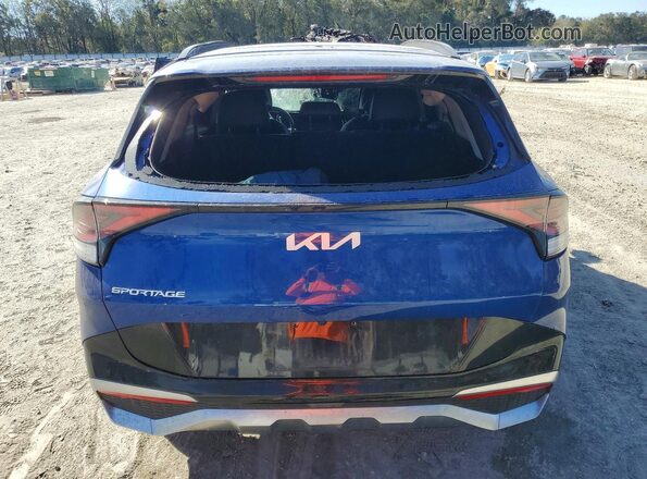 5XYK53AF2PG122071 2023 KIA SPORTAGE Blue Vista trasera