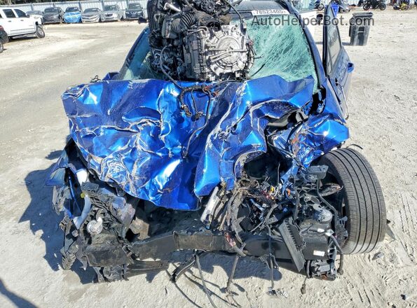 5XYK53AF2PG122071 2023 KIA SPORTAGE Blue Vista del compartimento del motor