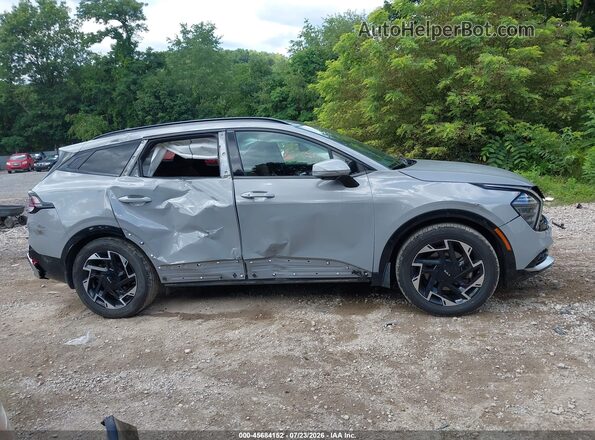 5XYK53AF4PG094581 2023 KIA SPORTAGE Gray უკანა სალონის ხედი