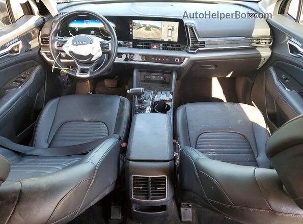 5XYK53AF9PG030052 2023 KIA SPORTAGE Black Dashboard view