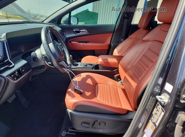 5XYK53AF9PG070731 2023 KIA SPORTAGE Gray წინა სალონის ხედი