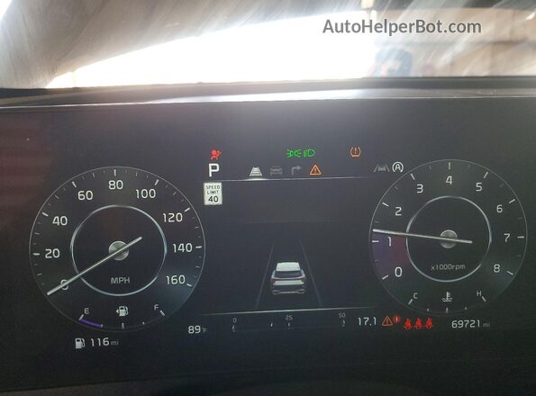 5XYK53AFXPG013146 2023 KIA SPORTAGE Gray Instrument cluster view