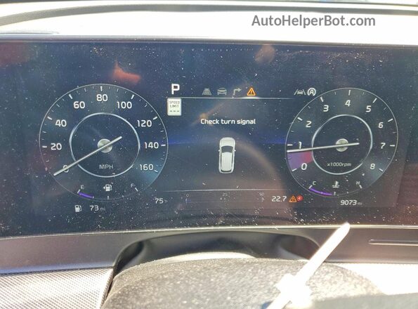 5XYK53DF0SG316697 2025 KIA SPORTAGE Серый Вид щитка приборов