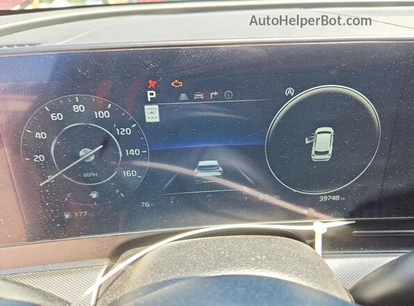 5XYK53DF1SG256641 2025 KIA SPORTAGE Red ხელსაწყოთა პანელის ხედი