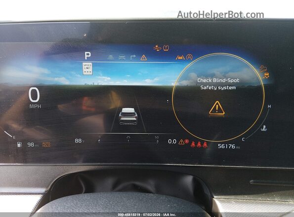 5XYK53DF2RG205286 2024 KIA SPORTAGE Gray Rear seats view