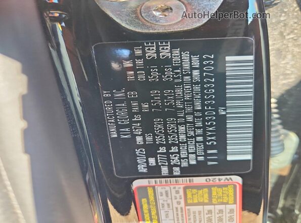 5XYK53DF3SG327032 2025 KIA SPORTAGE Black Շարժիչի բաժամունքի տեսք