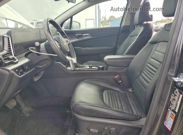 5XYK5CDF0RG186138 2024 KIA SPORTAGE Charcoal Front interior view