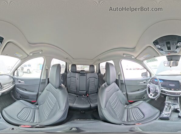 5XYK5CDF0RG186138 2024 KIA SPORTAGE Charcoal 360 interior view