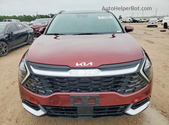 5XYK5CDF0SG249258 2025 KIA SPORTAGE Maroon Դիմացի տեսք