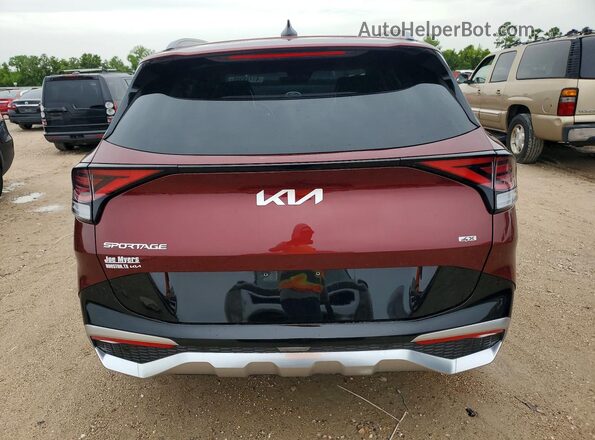 5XYK5CDF0SG249258 2025 KIA SPORTAGE Maroon Հետևի տեսք