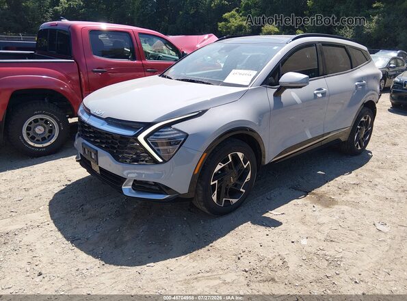 5XYK5CDF1RG181711 2024 KIA SPORTAGE Серый Передняя левая четверть