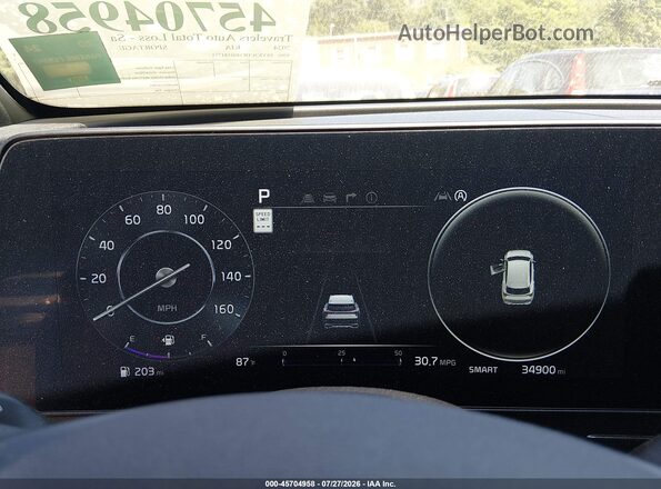 5XYK5CDF1RG181711 2024 KIA SPORTAGE Серый Вид задних сидений