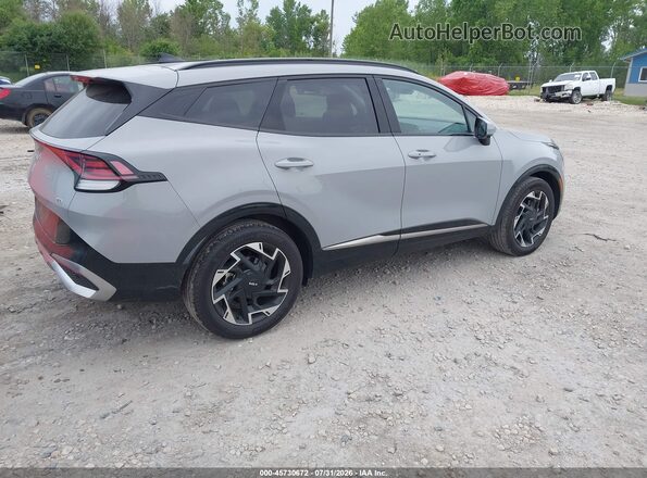 5XYK5CDF4SG280562 2025 KIA SPORTAGE Gray Rear right