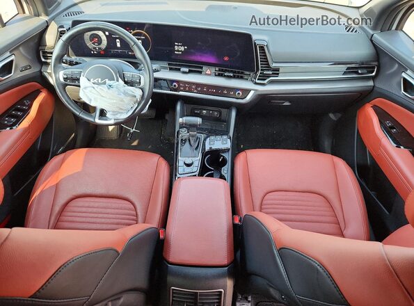 5XYK5CDF5SG314251 2025 KIA SPORTAGE Gray Dashboard view