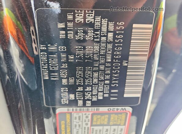 5XYK5CDF6RG156156 2024 KIA SPORTAGE Black Սալոնի 360 աստիճան տեսք