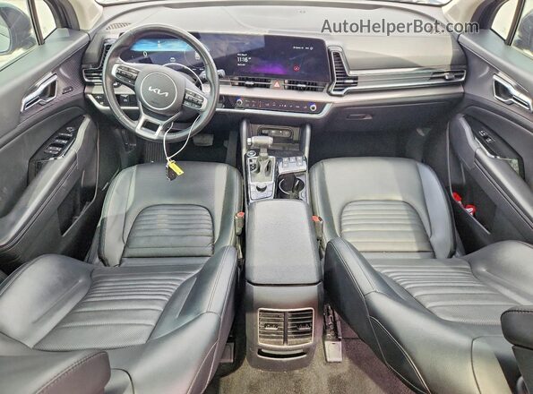 5XYK5CDF6RG156156 2024 KIA SPORTAGE Black Առջևի վահանակի տեսք