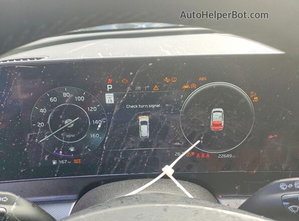 5XYK5CDFXSG257982 2025 KIA SPORTAGE Gray Vista del cuadro de instrumentos