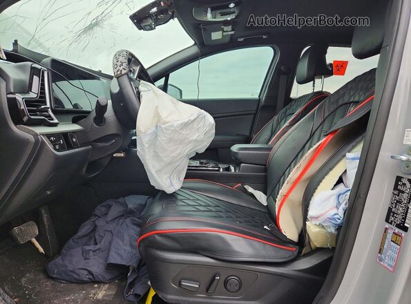 5XYK6CAF0PG048694 2023 KIA SPORTAGE Charcoal Вид салону спереду