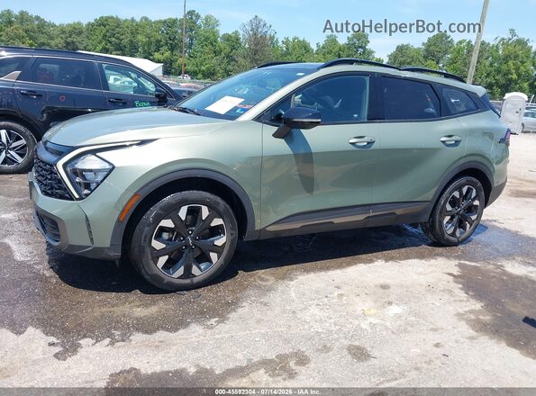 5XYK6CAF0PG057699 2023 KIA SPORTAGE Green 360 interior view