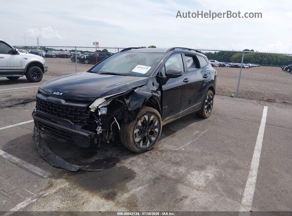 5XYK6CAF1PG016708 2023 KIA SPORTAGE Black Առջևի ձախ երեք քառորդ տեսարան