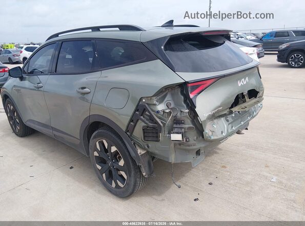 5XYK6CAF2PG110869 2023 KIA SPORTAGE Зеленый Задняя левая четверть