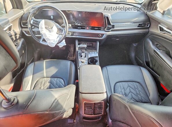 5XYK6CAF5PG080220 2023 KIA SPORTAGE Зеленый Вид панели приборов