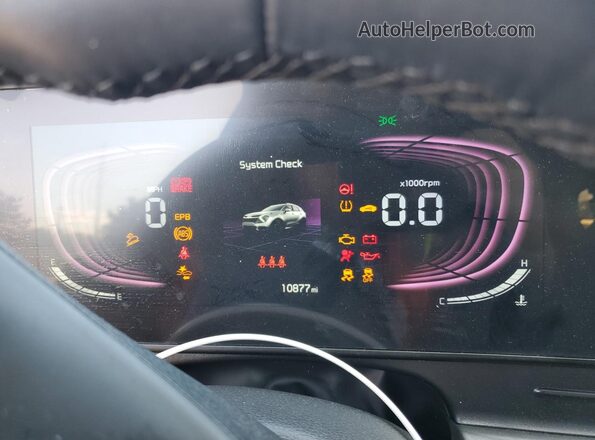 5XYK6CDF0SG239794 2025 KIA SPORTAGE Черный Вид щитка приборов