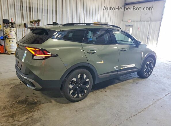 5XYK6CDF1RG167255 2024 KIA SPORTAGE Green უკანა მარჯვენა