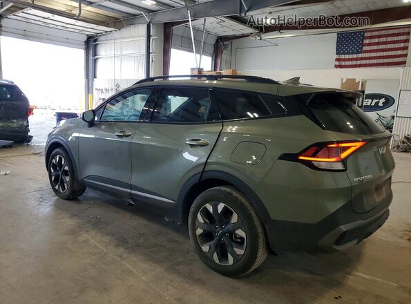 5XYK6CDF1RG179566 2024 KIA SPORTAGE Green Rear left