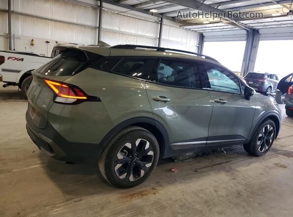 5XYK6CDF1RG179566 2024 KIA SPORTAGE Green Rear right