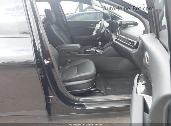 5XYK6CDF1SG309349 2025 KIA SPORTAGE Black წინა სალონის ხედი
