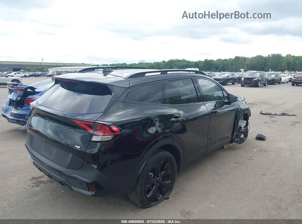 5XYK6CDF1SG309349 2025 KIA SPORTAGE Black უკანა მარჯვენა
