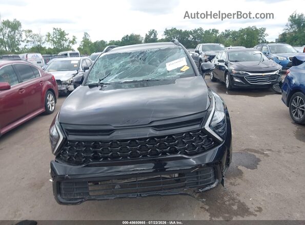 5XYK6CDF1SG309349 2025 KIA SPORTAGE Black უკანა სალონის ხედი