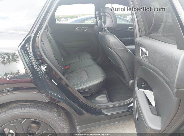 5XYK6CDF1SG309349 2025 KIA SPORTAGE Black VIN კოდის სტიკერის ხედი