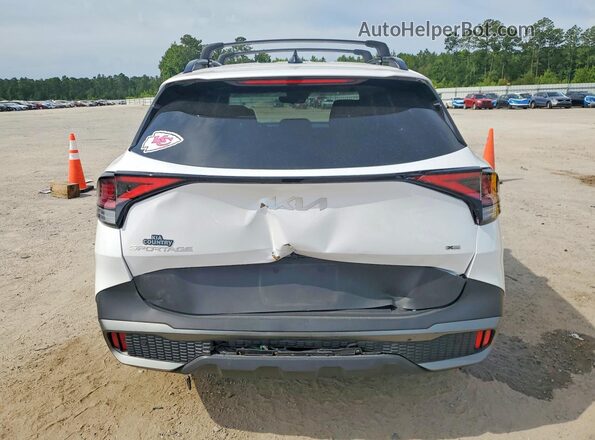 5XYK6CDF3RG154278 2024 KIA SPORTAGE Белый Вид сзади