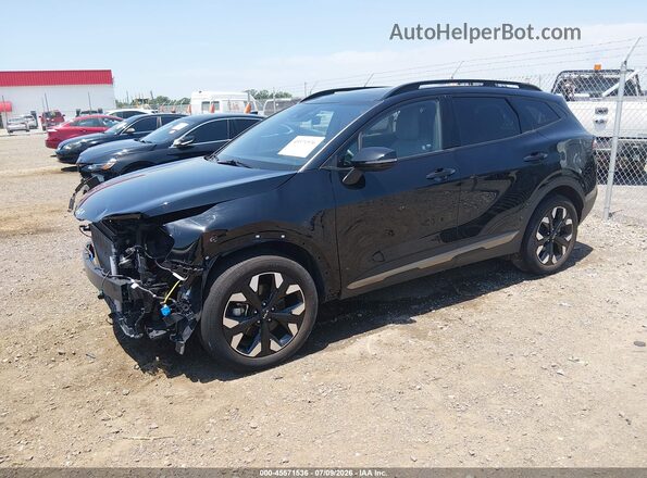 5XYK6CDF3RG182498 2024 KIA SPORTAGE Черный Передняя левая четверть