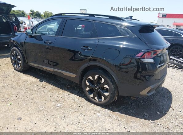 5XYK6CDF3RG182498 2024 KIA SPORTAGE Черный Задняя левая четверть