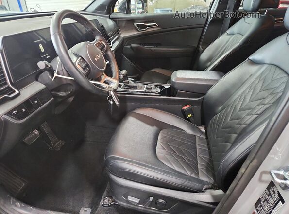 5XYK6CDF3SG249669 2025 KIA SPORTAGE Gray Вид салону спереду