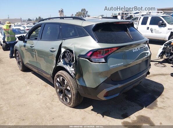 5XYK6CDF4RG179240 2024 KIA SPORTAGE Зеленый Задняя левая четверть