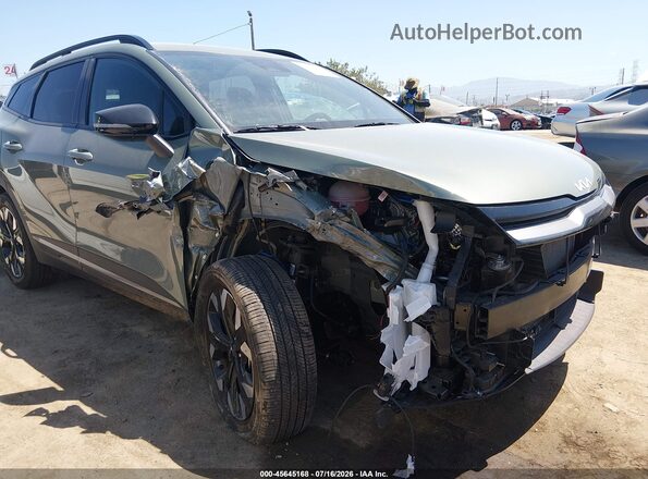 5XYK6CDF4RG179240 2024 KIA SPORTAGE Зеленый Вид спереди