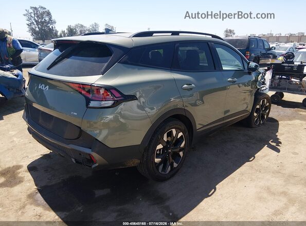 5XYK6CDF4RG179240 2024 KIA SPORTAGE Зеленый Задняя правая четверть