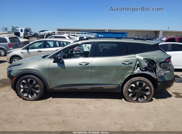 5XYK6CDF4RG179240 2024 KIA SPORTAGE Зеленый Панорамный вид салона 360°