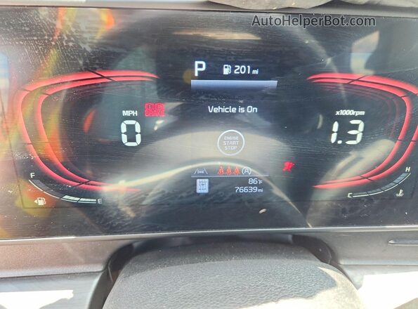 5XYK6CDF5RG168795 2024 KIA SPORTAGE White Սարքավորումների վահանակի տեսք