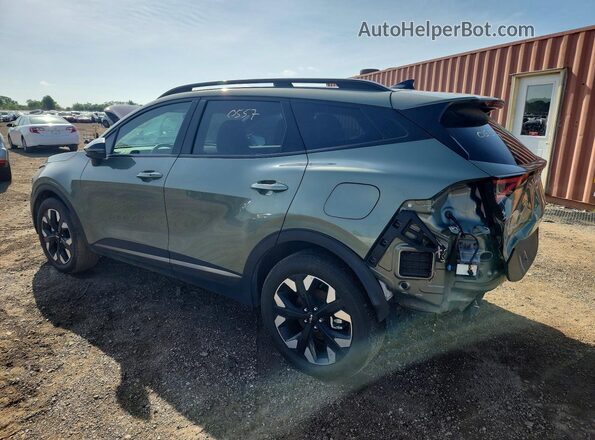 5XYK6CDF5RG186696 2024 KIA SPORTAGE Зеленый Задняя левая четверть